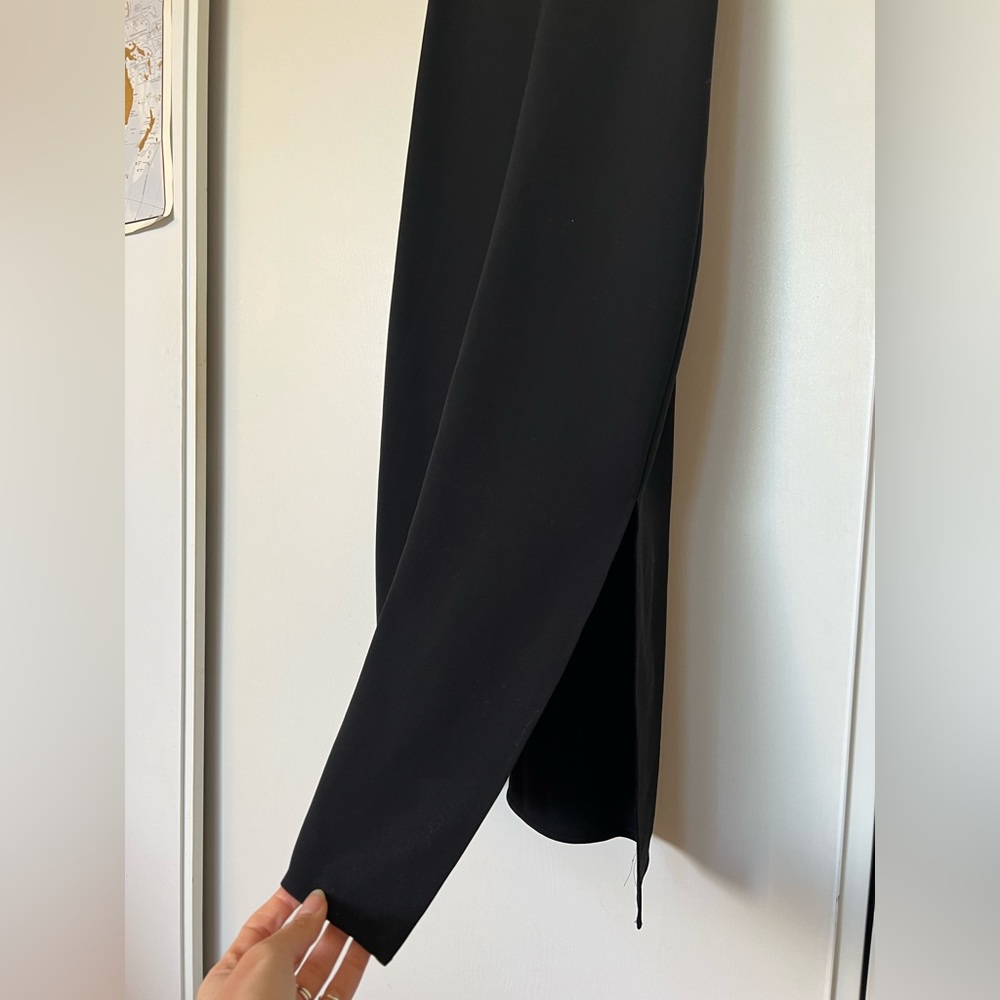 Kyun R Modern Crepe Theory Lbd Size 8 Midi V Neck… - image 8